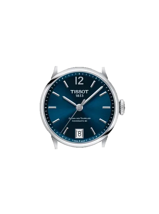 Chemin Des Tourelles T099.207.16.047.00 mit Rotes Saffiano-Armband mit ecrufarbenen Nähten