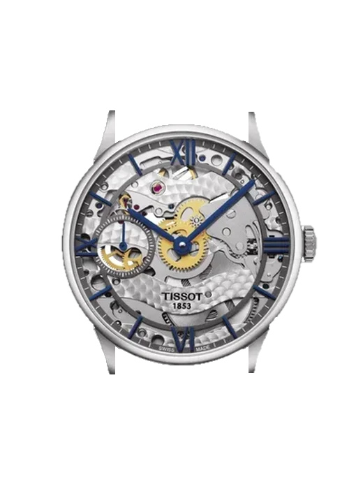 Chemin Des Tourelles T099.405.11.418.00 con Cinturino Grand Cavalier Cuir Arancione
