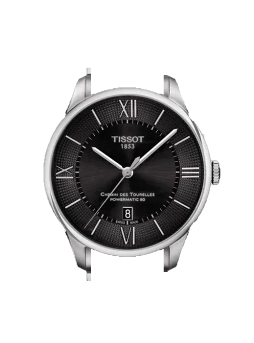 Chemin Des Tourelles T099.407.11.058.00 mit Rotes Saffiano-Armband mit ecrufarbenen Nähten