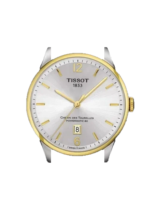 Chemin Des Tourelles T099.407.22.037.00 mit Armband aus italienischem braunem Leder