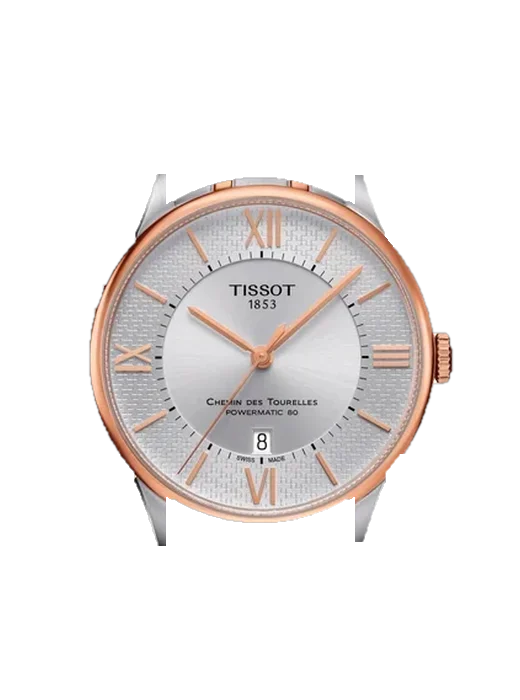 Chemin Des Tourelles T099.407.22.038.01 mit Armband aus italienischem braunem Leder