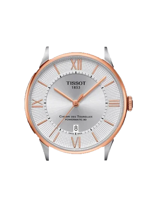 Chemin Des Tourelles T099.407.22.038.02 mit Armband aus italienischem braunem Leder