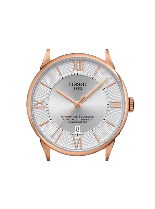 Chemin Des Tourelles T099.408.36.038.00 con Cinturino Grand Cavalier Cuir Arancione