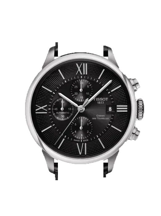 Chemin Des Tourelles T099.427.16.058.00 mit Rotes Saffiano-Armband mit ecrufarbenen Nähten