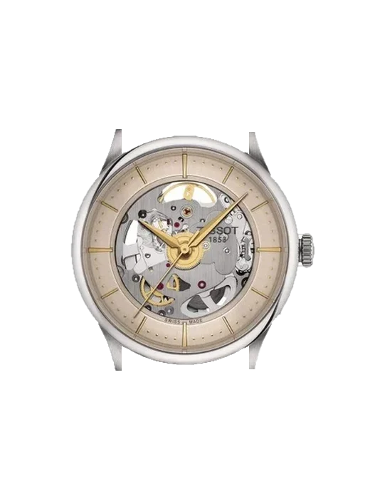 Chemin Des Tourelles T139.836.16.261.00 mit Armband aus italienischem braunem Leder
