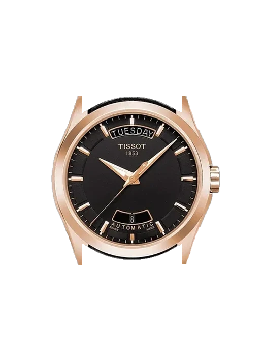 Couturier T035.407.36.051.00 con Correa de piel de becerro vintage marrón — Patina natural