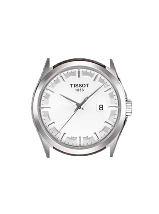 Couturier T035.410.16.031.00 avec Bracelet Hybride Alligator et Caoutchouc Bleu