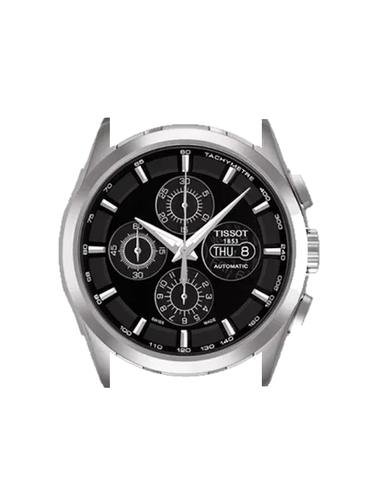 Couturier T035.614.11.051.00 with Vintage Brown Calfskin Strap — Natural Patina