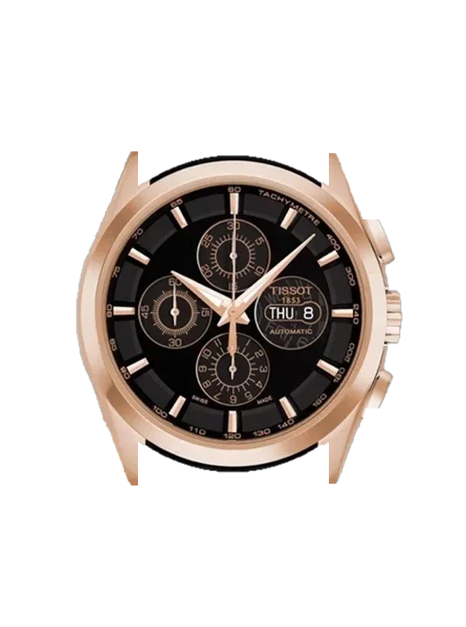 Couturier T035.614.36.051.00 with Vintage Brown Calfskin Strap — Natural Patina