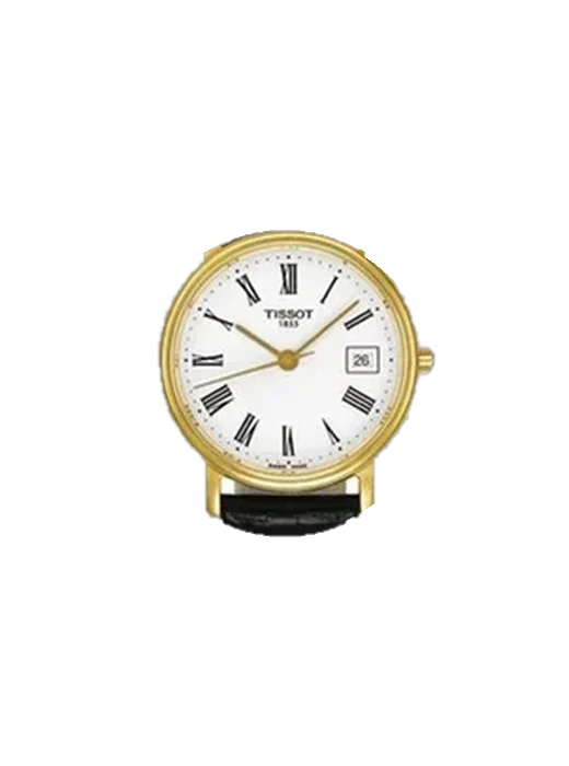 Desire T52.5.421.13 mit Rotes Saffiano-Armband mit ecrufarbenen Nähten