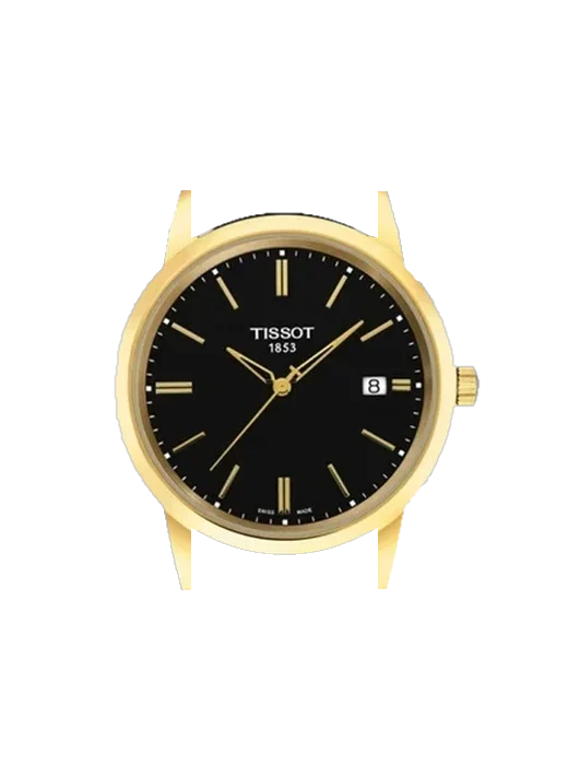 Dream T033.410.36.051.01 avec Bracelet de montre en cuir de veau vintage marron — Patine naturelle