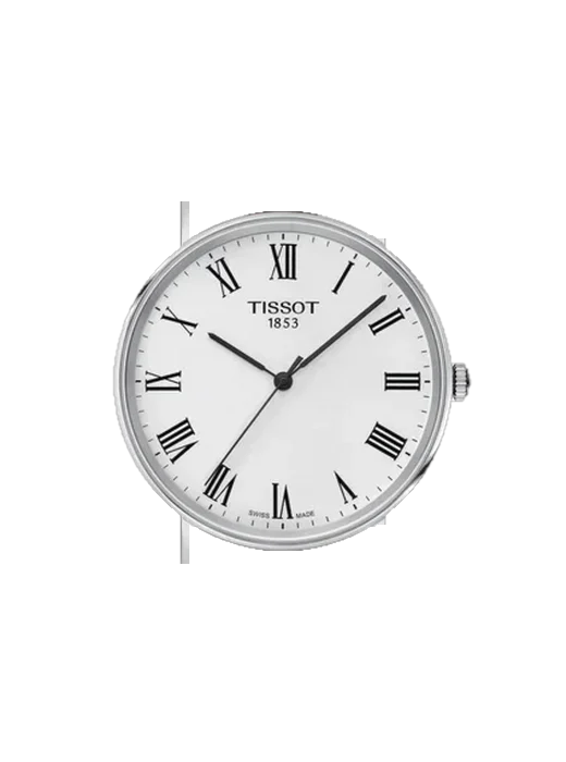 Everytime T109.410.16.033.00 con Cinturino Vitello Vintage Marrone — Patina Naturale