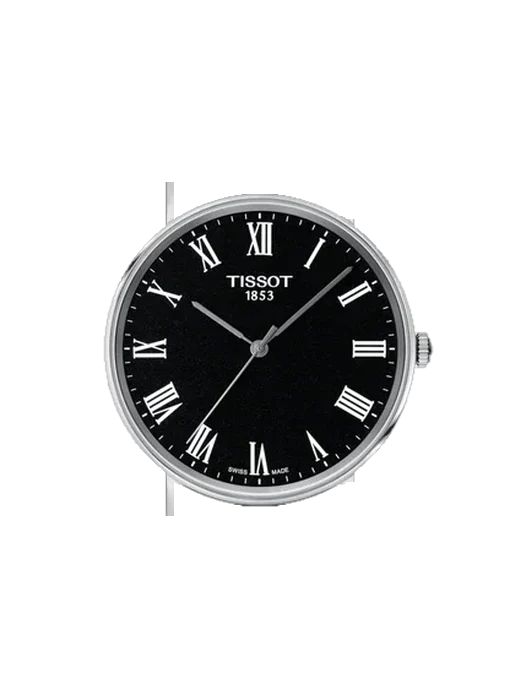 Everytime T109.410.16.053.00 avec Bracelet de montre en cuir de veau vintage marron — Patine naturelle