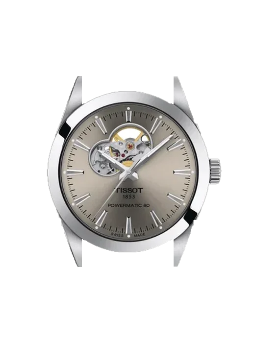 Gentleman T127.407.11.081.00 with Grand Cavalier Leather Strap Orange