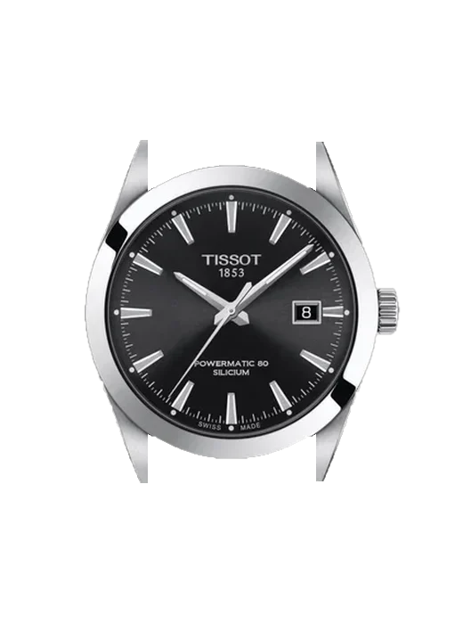 Gentleman T127.407.16.051.00 with Grand Cavalier Leather Strap Orange