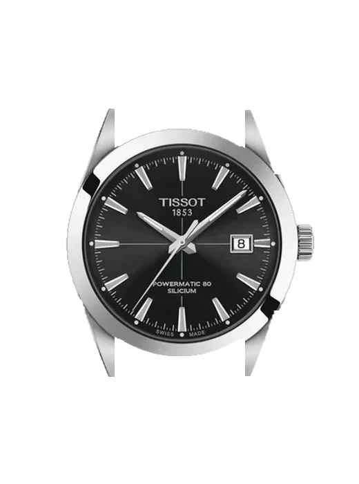 Gentleman T127.407.16.051.01 with Grand Cavalier Leather Strap Orange