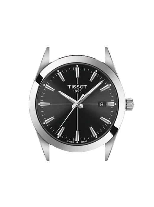 Gentleman T127.410.16.051.01 with Grand Cavalier Leather Strap Orange