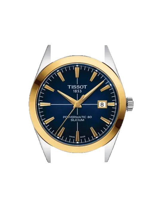 Gentleman T927.407.46.041.01 with Grand Cavalier Leather Strap Orange