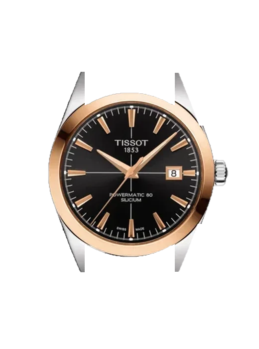 Gentleman T927.407.46.051.00 with Grand Cavalier Leather Strap Orange