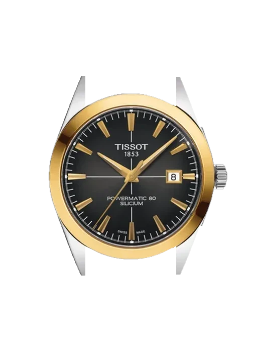 Gentleman T927.407.46.061.01 with Grand Cavalier Leather Strap Orange