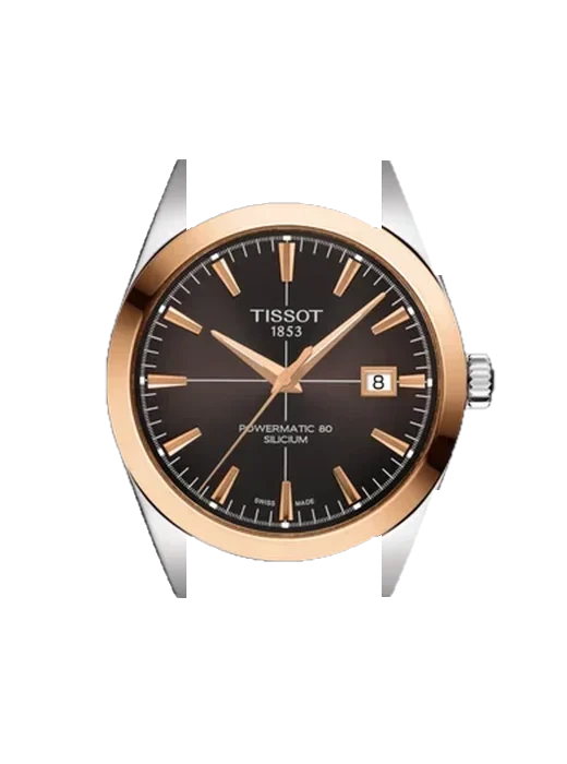 Gentleman T927.407.46.291.00 avec Bracelet Grand Cavalier Cuir Orange