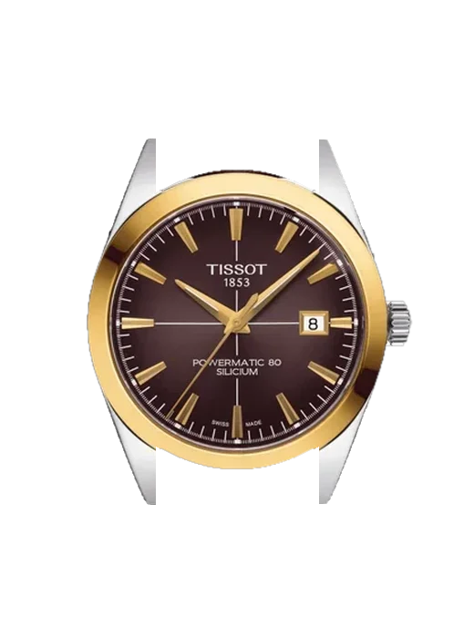 Gentleman T927.407.46.291.01 with Grand Cavalier Leather Strap Orange