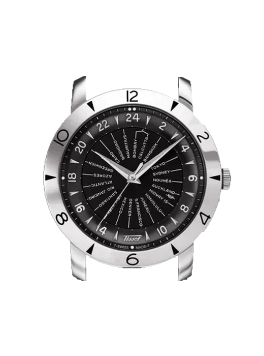 Heritage T078.641.16.057.00 with Grand Cavalier Leather Strap Orange