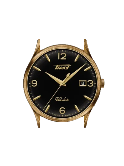 Heritage T118.410.36.057.00 con Correa Grand Cavalier de cuero naranja