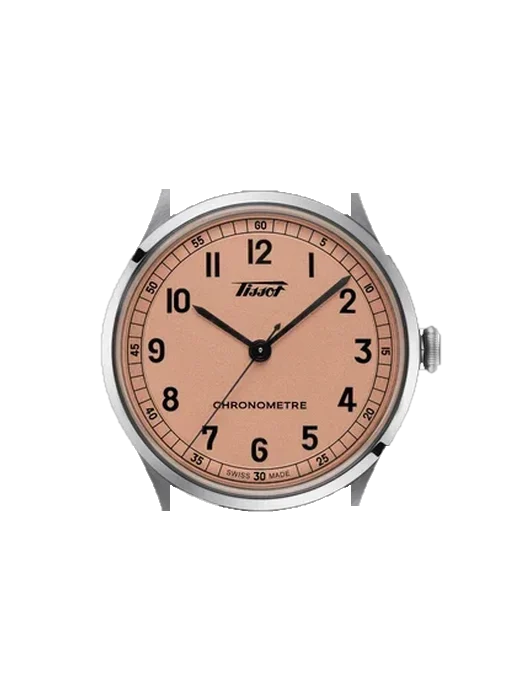 Heritage T142.464.16.332.00 avec Bracelet Grand Cavalier Cuir Orange