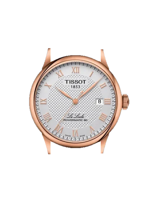 Le Locle T006.407.36.033.00 con Cinturino Vitello Vintage Marrone — Patina Naturale