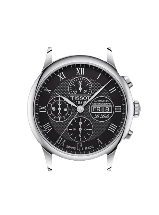 Le Locle T006.414.11.053.00 con Cinturino Grand Cavalier Cuir Arancione