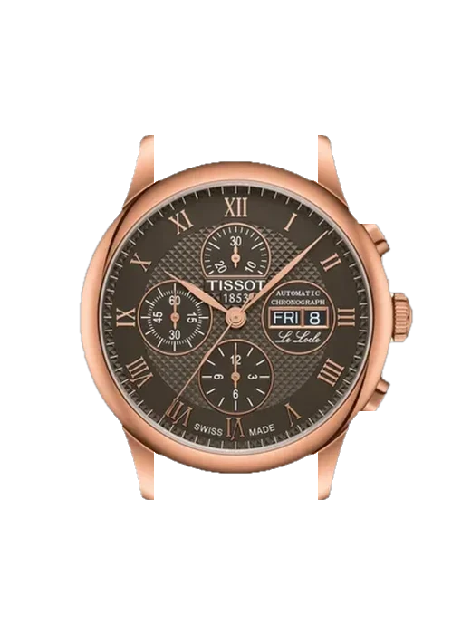 Le Locle T006.414.36.443.00 avec Bracelet Grand Cavalier Cuir Orange