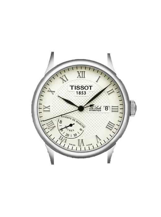 Le Locle T006.424.11.263.00 avec Bracelet de montre en cuir de veau vintage marron — Patine naturelle