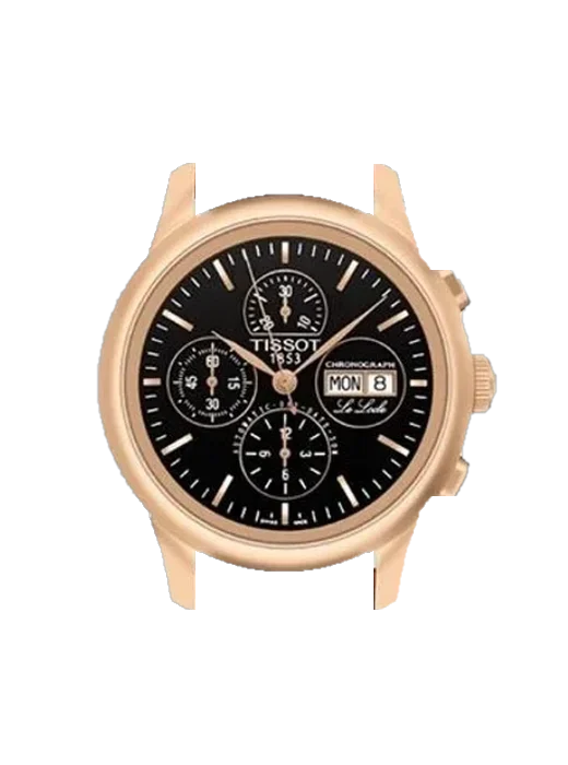 Le Locle T41.5.317.51 con Cinturino Vitello Vintage Marrone — Patina Naturale