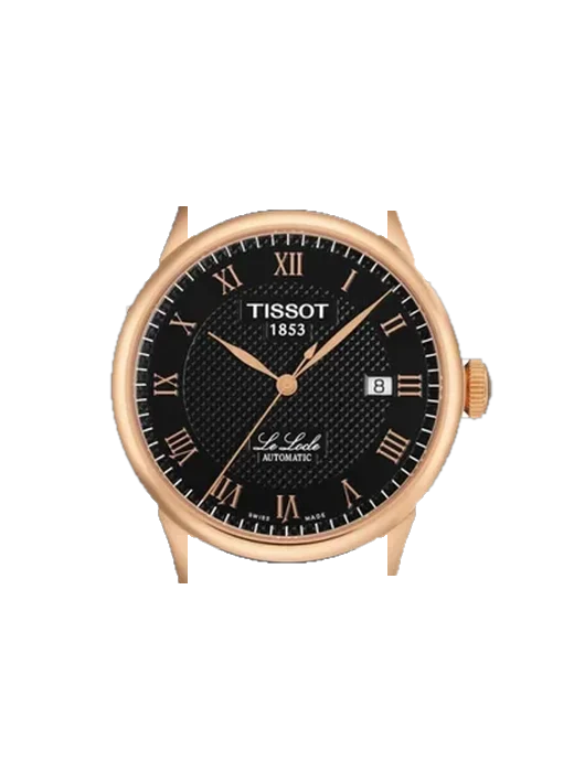Le Locle T41.5.423.53 with Grand Cavalier Leather Strap Orange