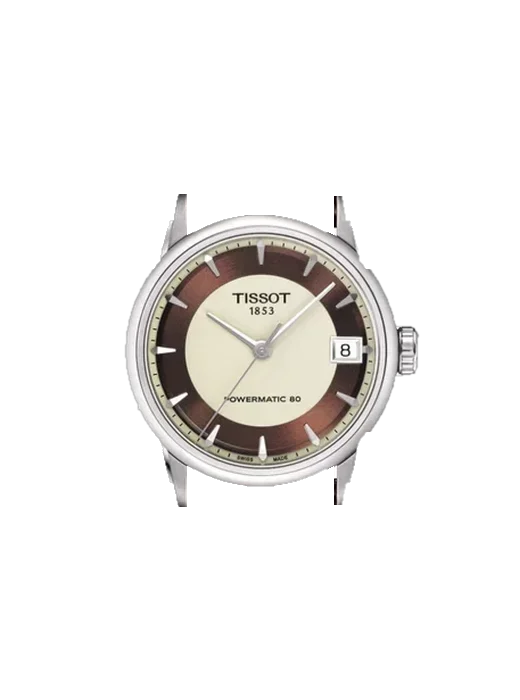 Luxury T086.207.16.261.00 with Saffiano Red Strap Ecru Stitching