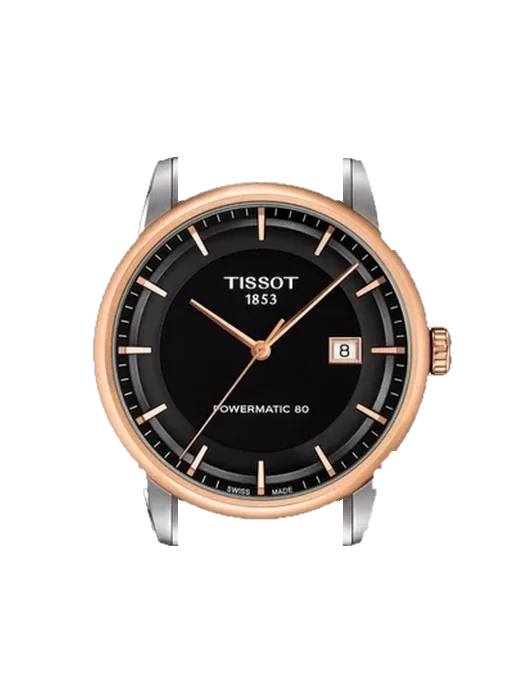 Luxury T086.407.22.051.00 mit Vintage Kalbslederarmband Braun — Natürliche Patina