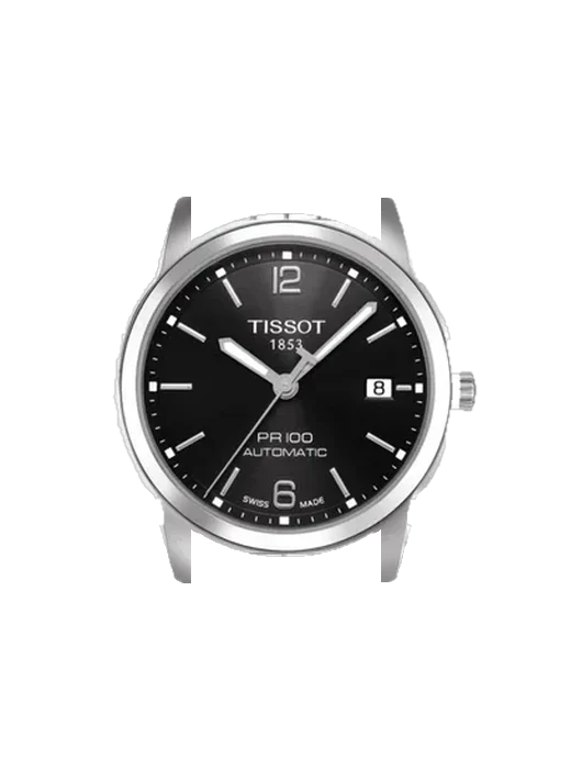 PR 100 T049.407.11.057.00 avec Bracelet de montre en cuir de veau vintage marron — Patine naturelle