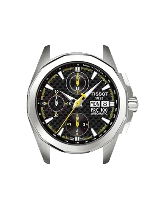 PRC 100 T008.414.11.201.00 mit Armband aus italienischem braunem Leder