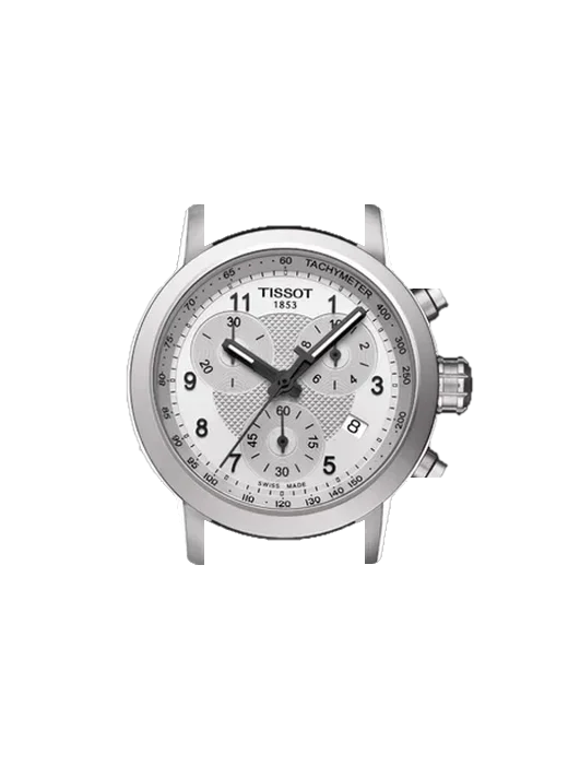 PRC 200 T055.217.16.032.02 avec Bracelet Saffiano Rouge Surpiqûres Écru