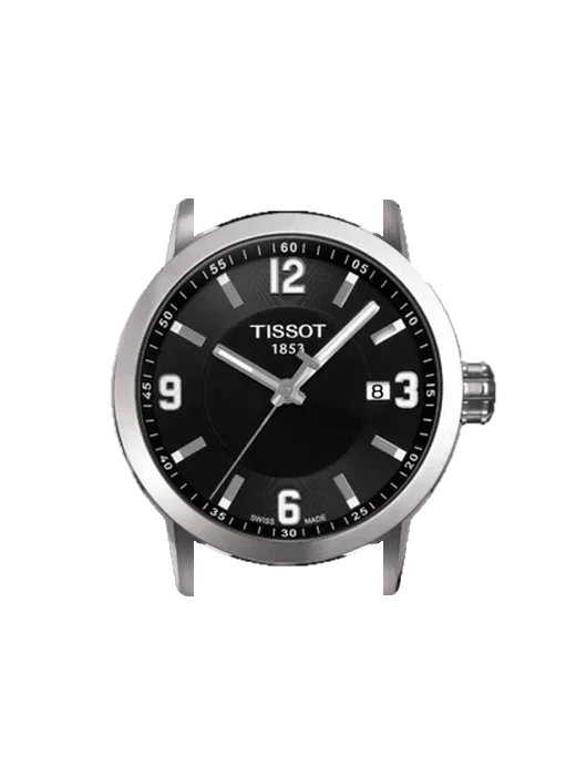 PRC 200 T055.410.16.057.00 avec Bracelet de montre en cuir de veau vintage marron — Patine naturelle