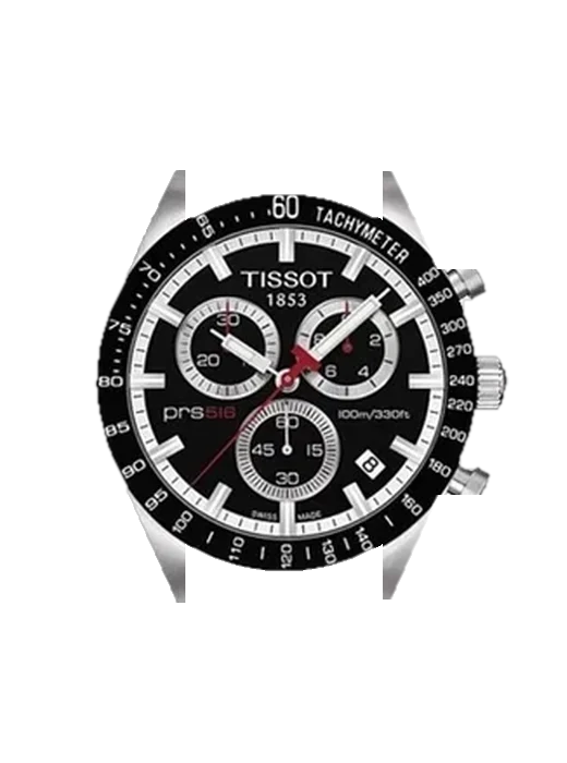 PRS 516 T044.417.27.051.00 mit Hybrid Armband aus Alligator und Kautschuk Blau