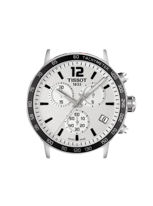 Quickster T095.417.17.037.01 con Correa de piel italiana marrón