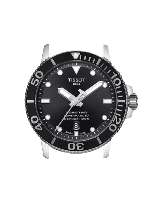 Seastar T120.407.11.051.00 avec Bracelet Grand Cavalier Cuir Orange