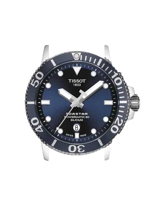 Seastar T120.407.17.041.01 with Grand Cavalier Leather Strap Orange