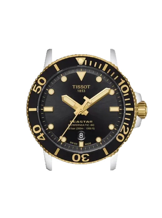 Seastar T120.407.22.051.00 avec Bracelet Grand Cavalier Cuir Orange