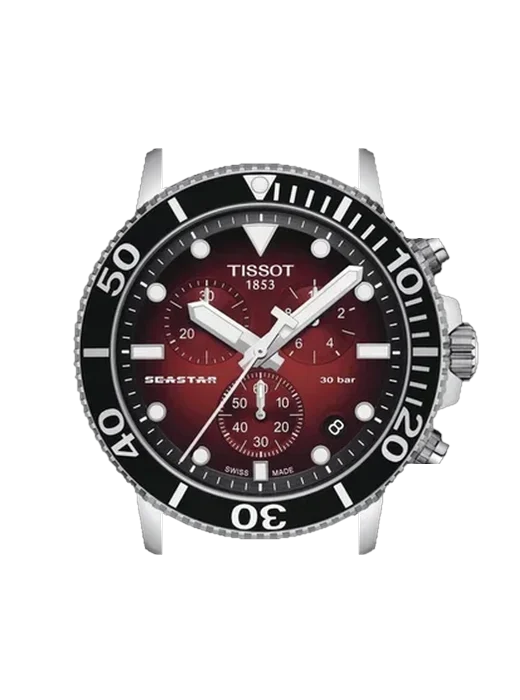 Seastar T120.417.17.421.00 con Cinturino Ibrido Alligatore e Caucciù Blu