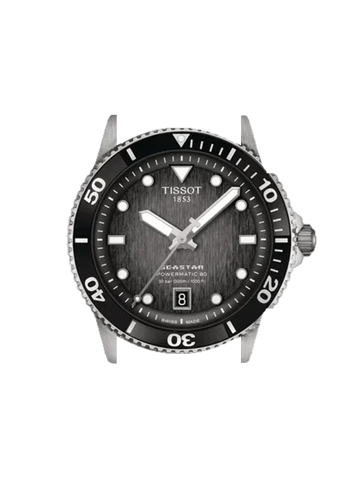 Seastar T120.807.11.051.00 avec Bracelet Grand Cavalier Cuir Orange