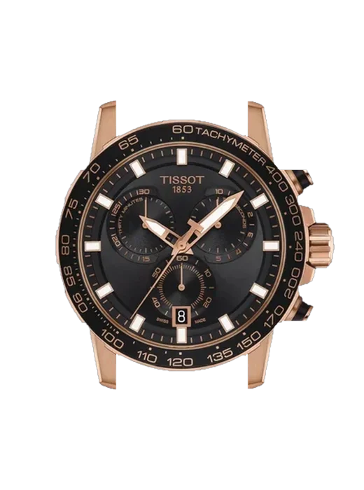 Supersport T125.617.36.051.00 mit Vintage Kalbslederarmband Braun — Natürliche Patina