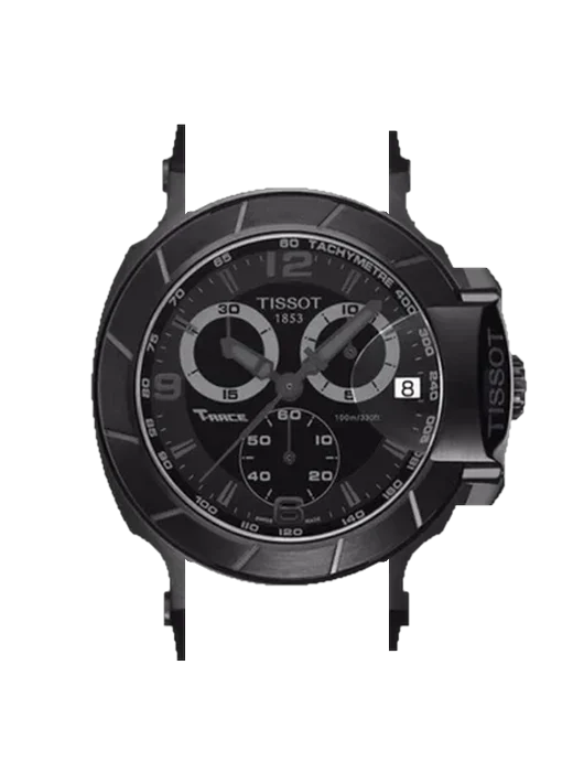 T-Race T048.417.37.057.00 con Correa Grand Cavalier de cuero naranja